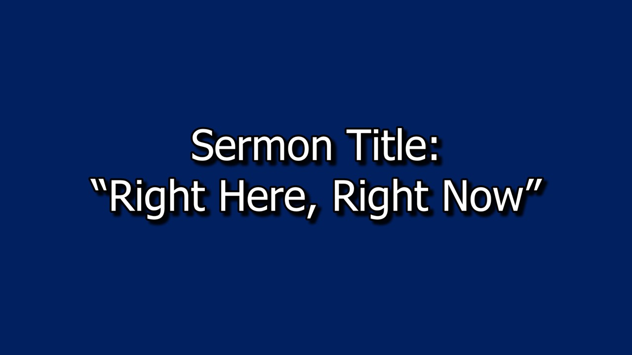 February 1, 2026 Sermon