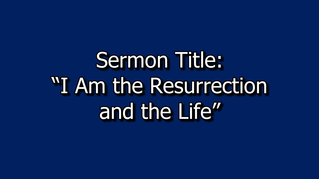 March 29, 2026 Sermon