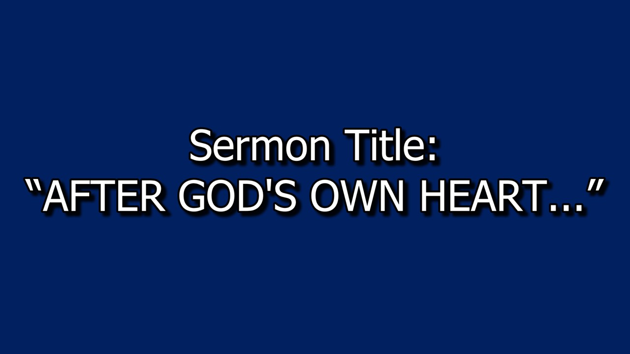 April 19, 2026 Sermon