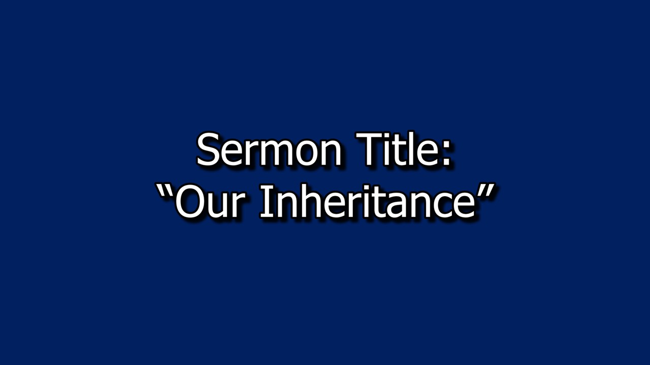 April 26, 2026 Sermon