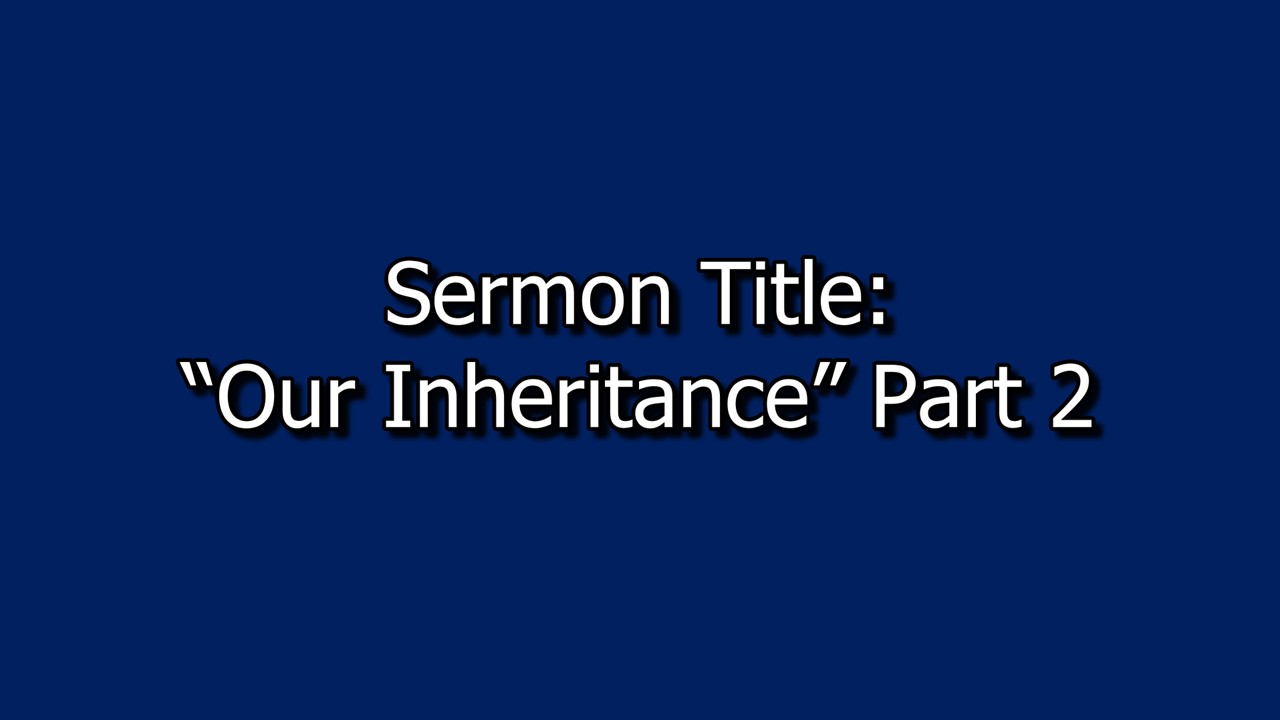 May 3, 2026 Sermon
