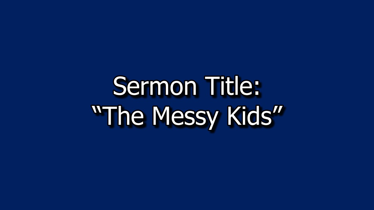 May 31, 2026 Sermon