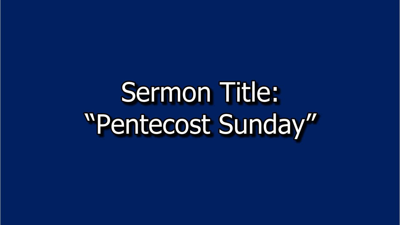 June 14, 2026 Sermon