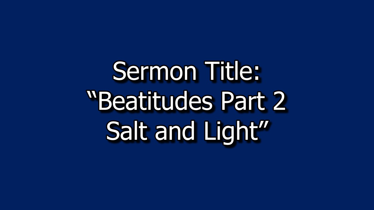 July 19, 2026 Sermon