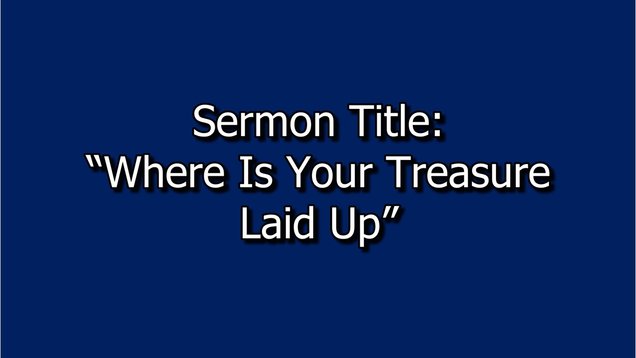 September 13, 2026 Sermon