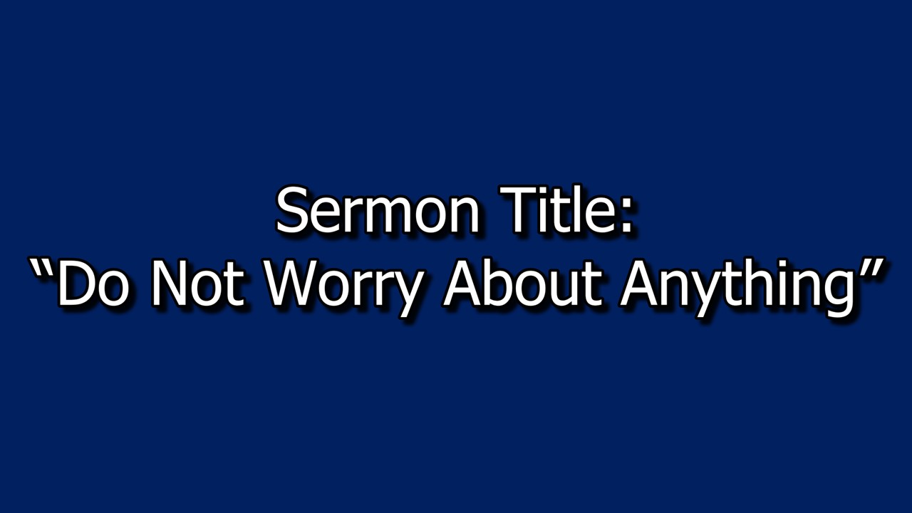 September 20, 2026 Sermon