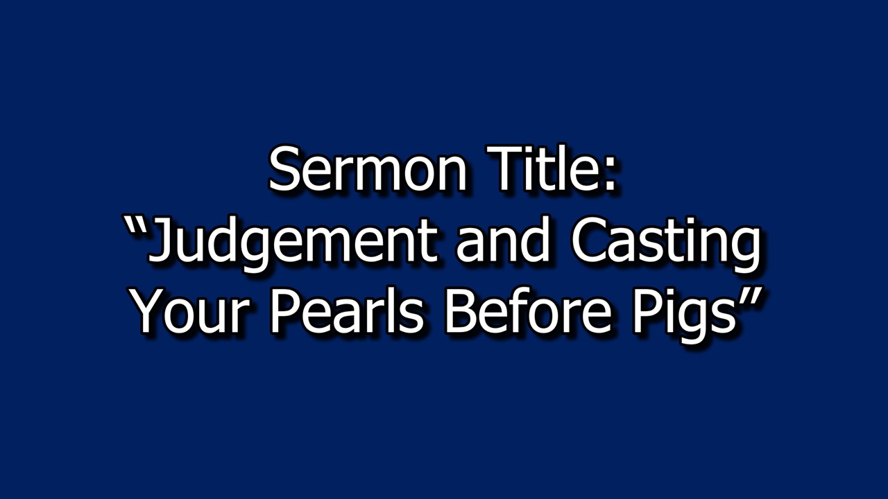 October 4, 2026 Sermon