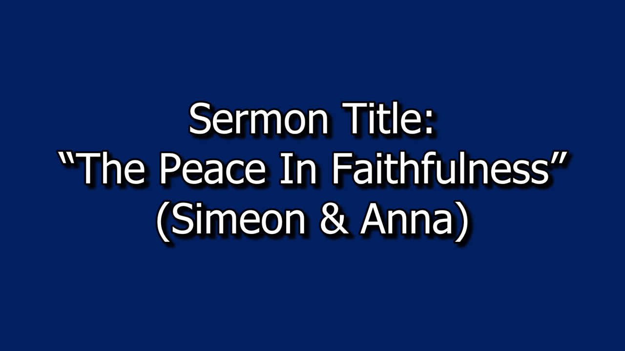 December 7, 2025 Sermon