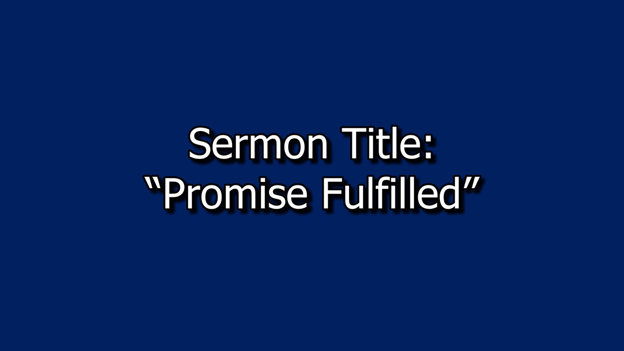 December 14, 2025 Sermon